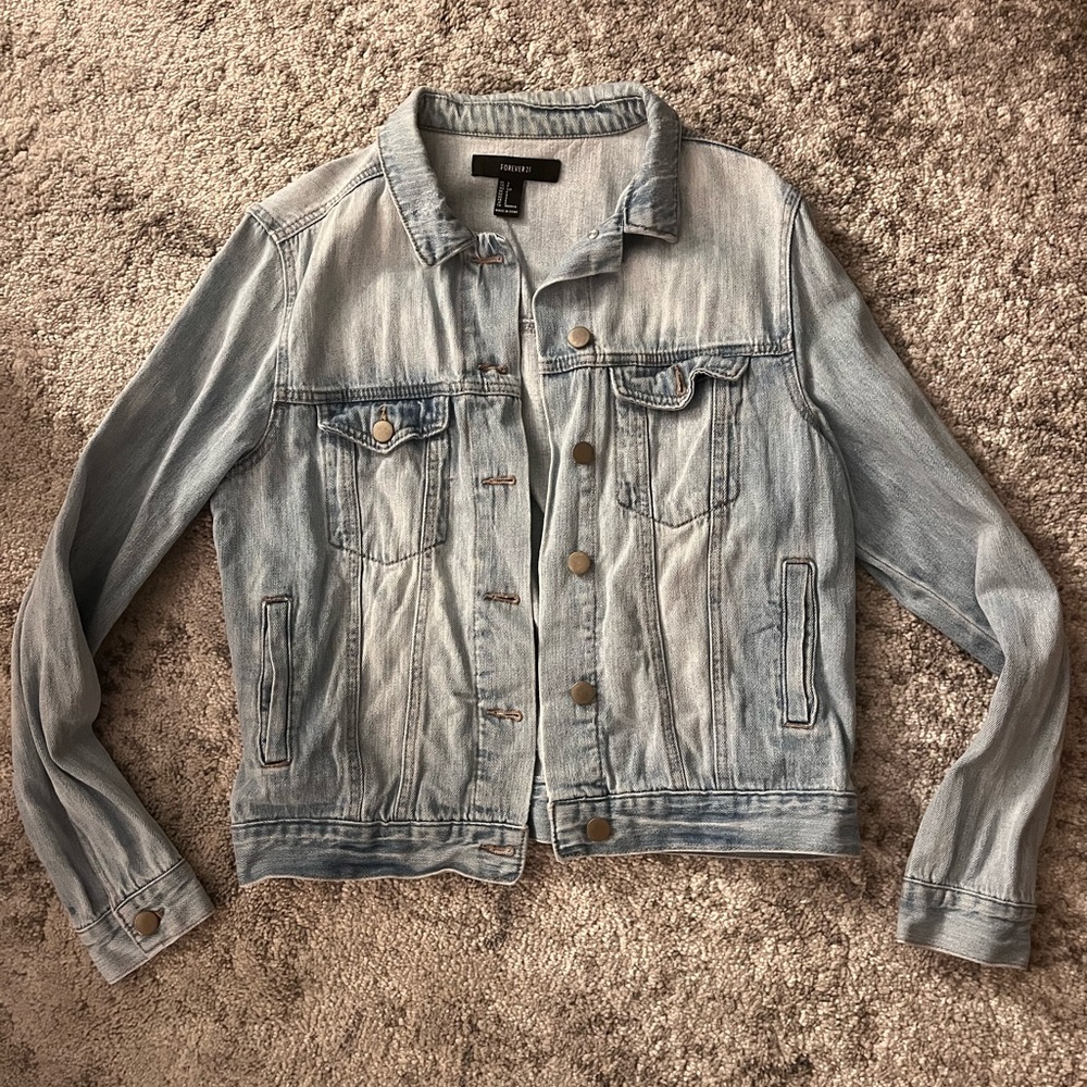 Forever 21 Light Blue Denim Jacket